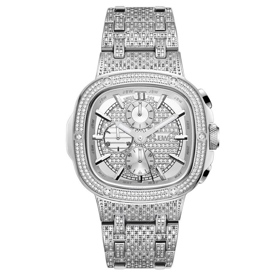 JBW Platinum Series Chronograph Silver-tone Dial Men's Watch PS545B - Dawson Watches