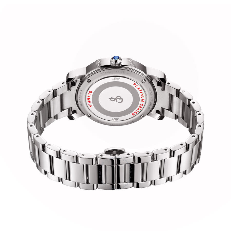 JBW Platinum Series Diamond Silver-tone Dial Ladies Watch PS510B - Dawson Watches #4