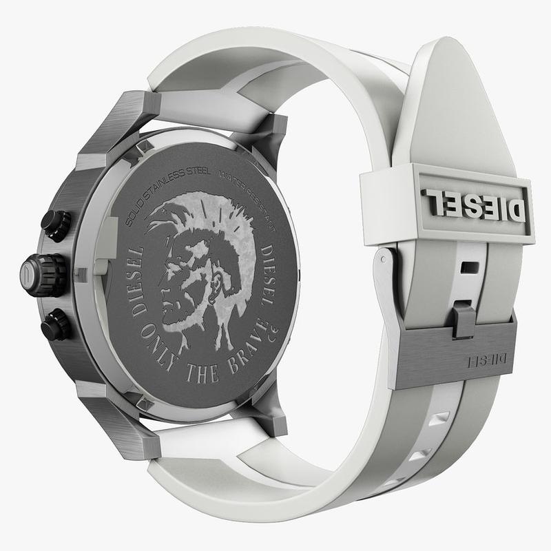 Diesel Big Daddy Men's All White Watch DZ7401