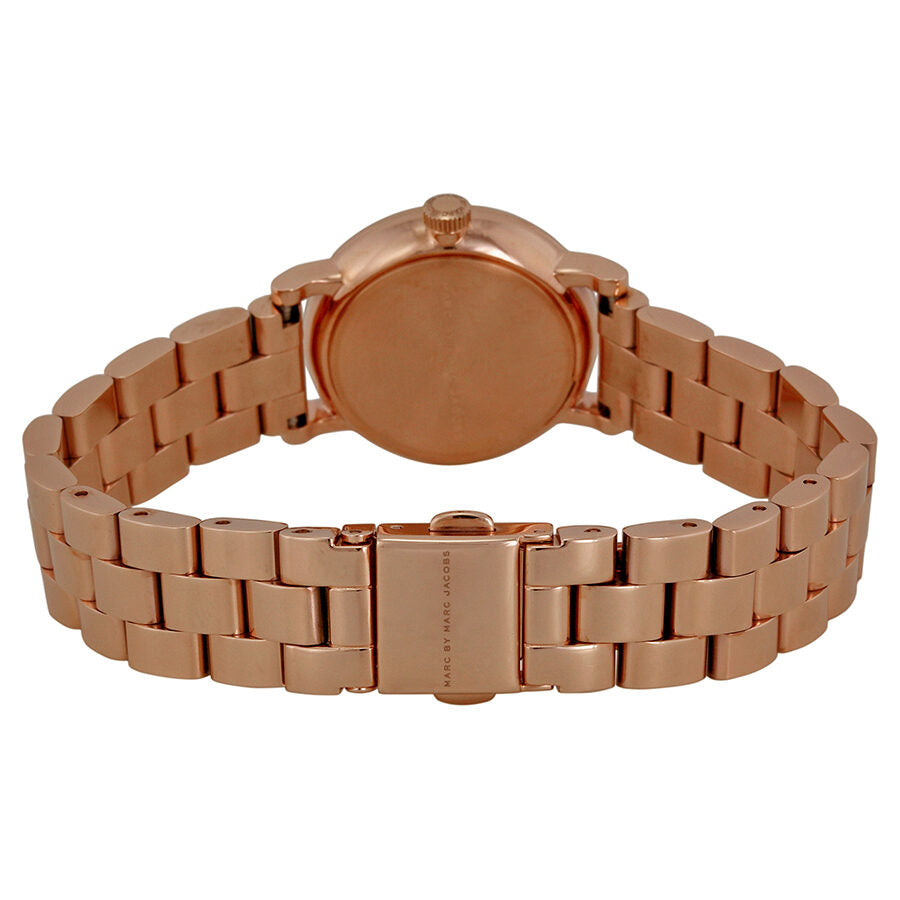 Marc By Marc Jacobs Baker White Dial Rose Gold Women's Watch - MBM3248