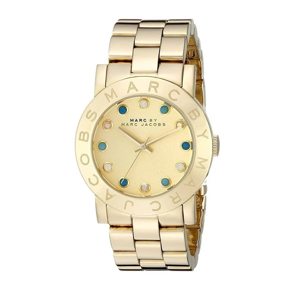 Marc By Marc Jacobs Amy Dexter Gold dial Gold-tone Watch - MBM3215