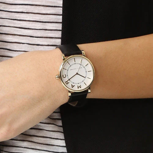 Marc Jacobs Classic Mini White Dial Gold Women's Watch - MJ1537