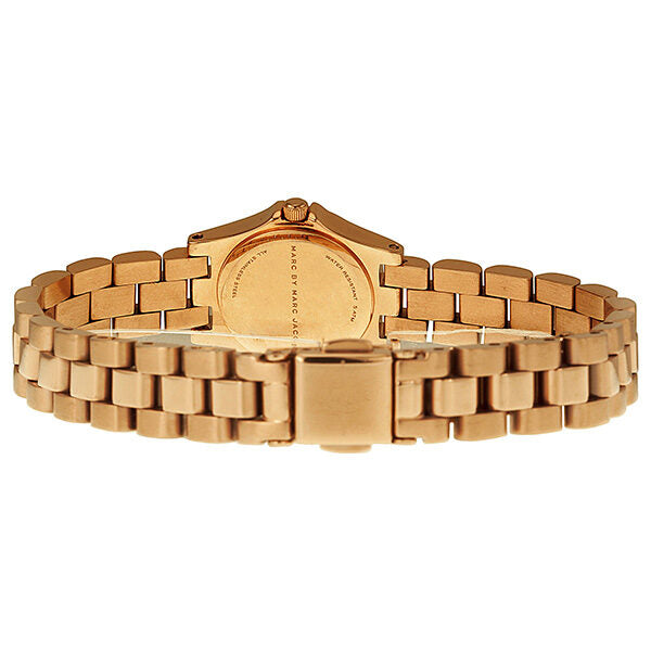 Marc by Marc Jacobs Henry Dinky Blue Dial Rose Gold-Tone Stainless Steel Ladies Watch MBM3204 - BigDaddy Watches #3