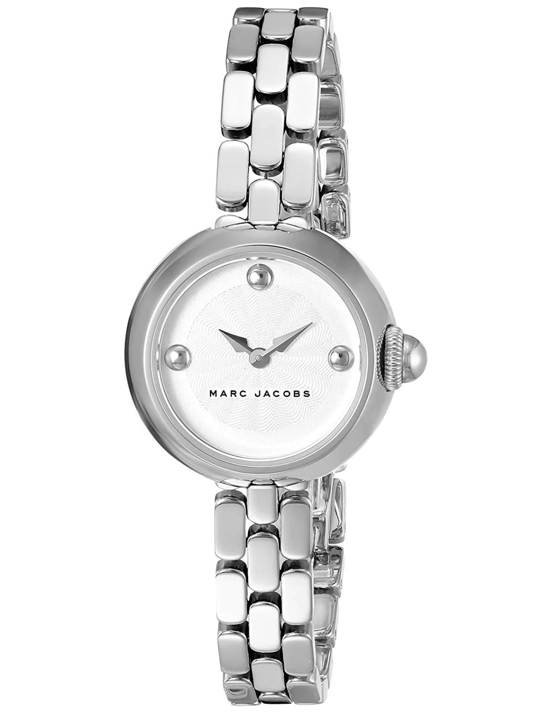 Marc Jacobs Courtney White Dial Silver Women's Watch - MJ3456