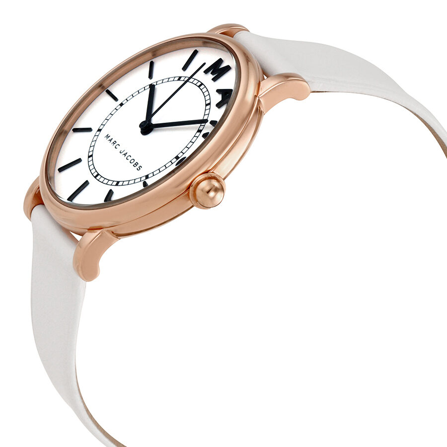 Marc Jacobs Roxy White Dial Rose Gold Watch - MJ1561