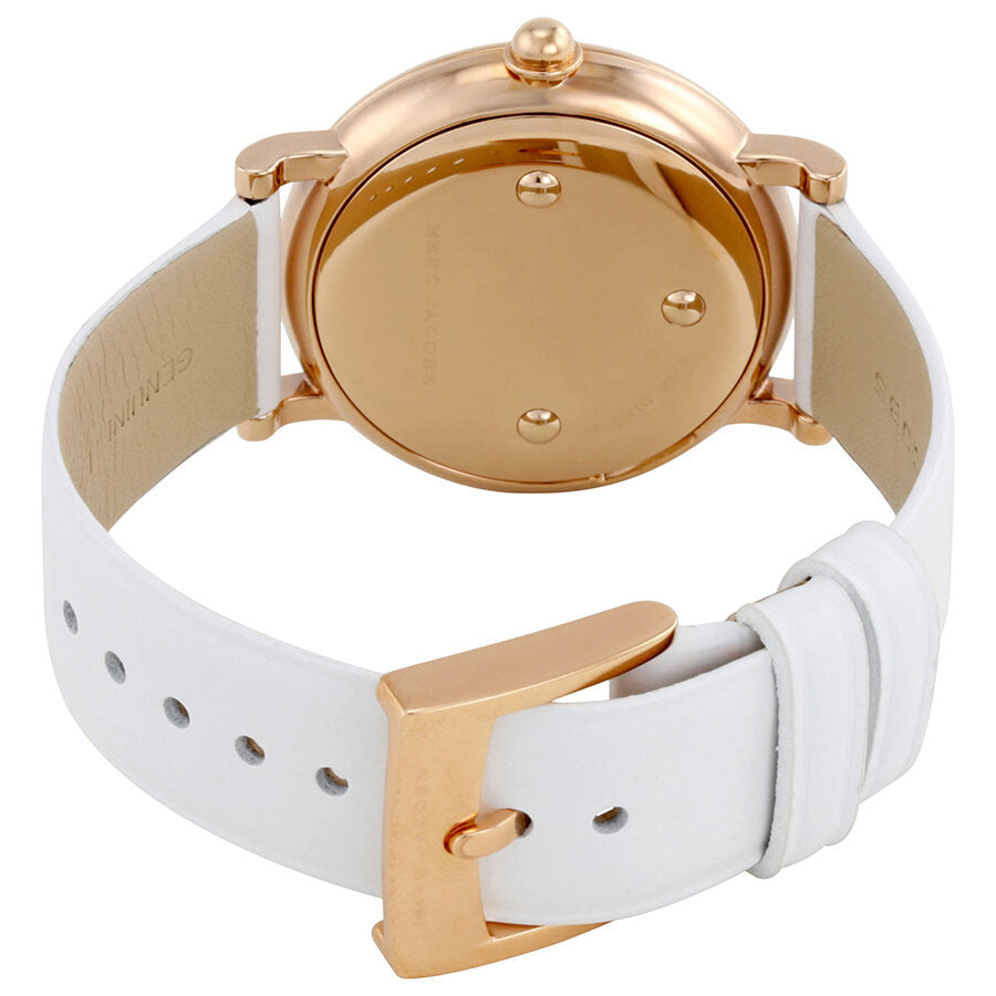 Marc Jacobs Roxy White Dial Rose Gold Watch - MJ1561