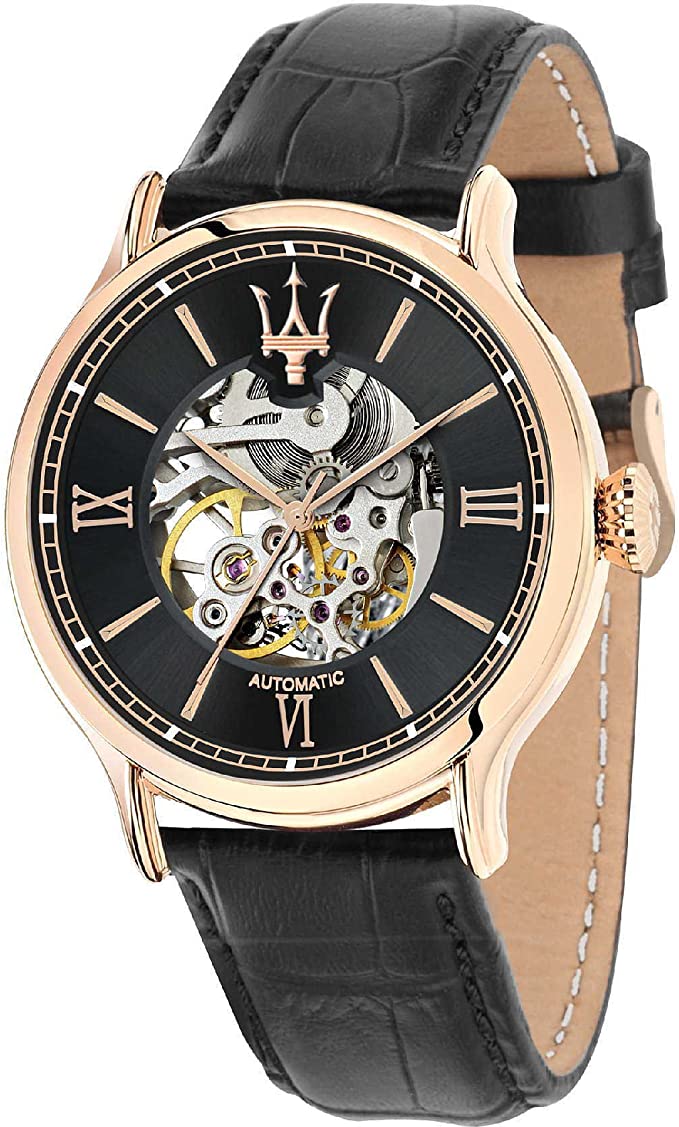 Maserati Auto Mechanical Black Dial Men's Watch R8821118001