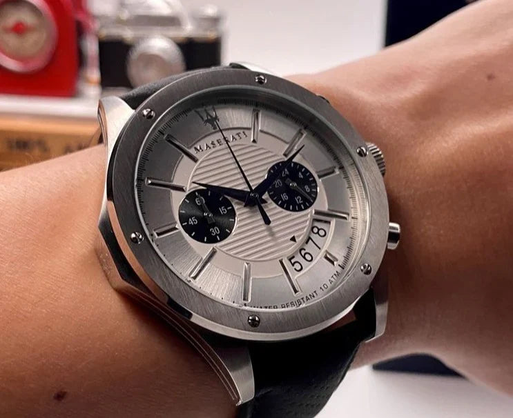 Maserati Circuito Silver Dial Watch R8871627005