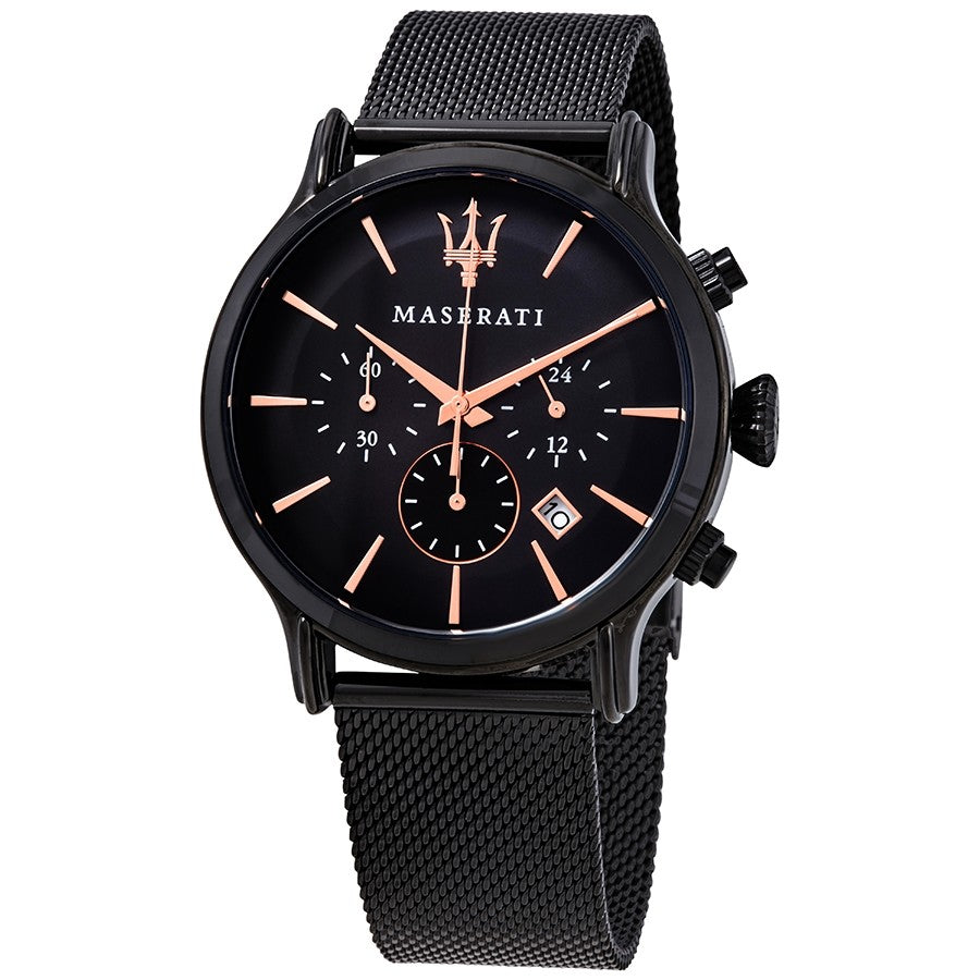 Maserati Epoca Chronograph Black Dial Men's Watch R8873618006