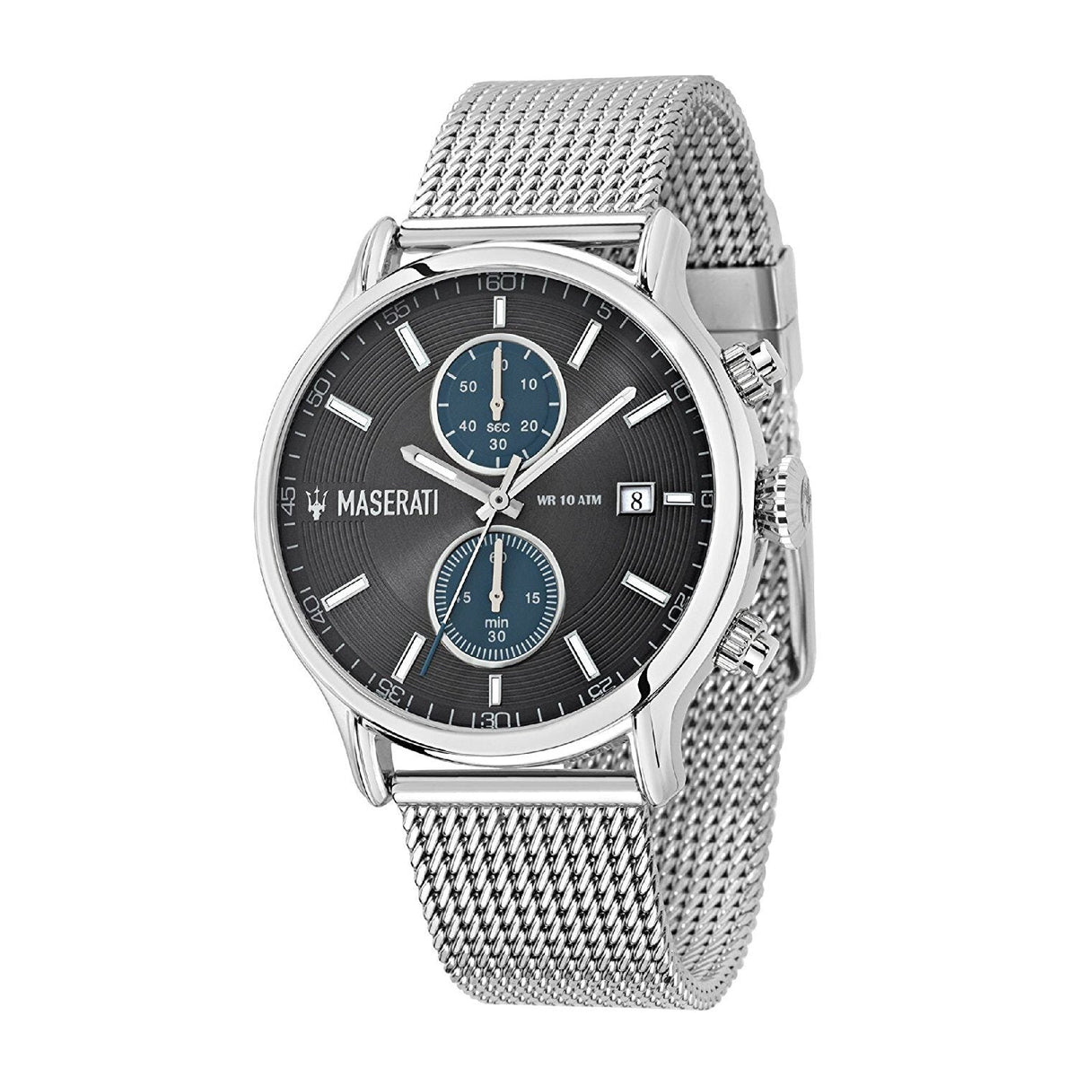 Maserati Epoca Grey/Blue Dial Chronograph Watch R8873618003