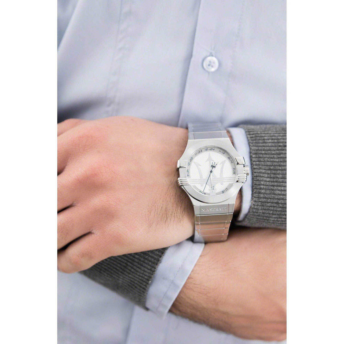 Maserati Potenza Silver Dial Watch R8853108002