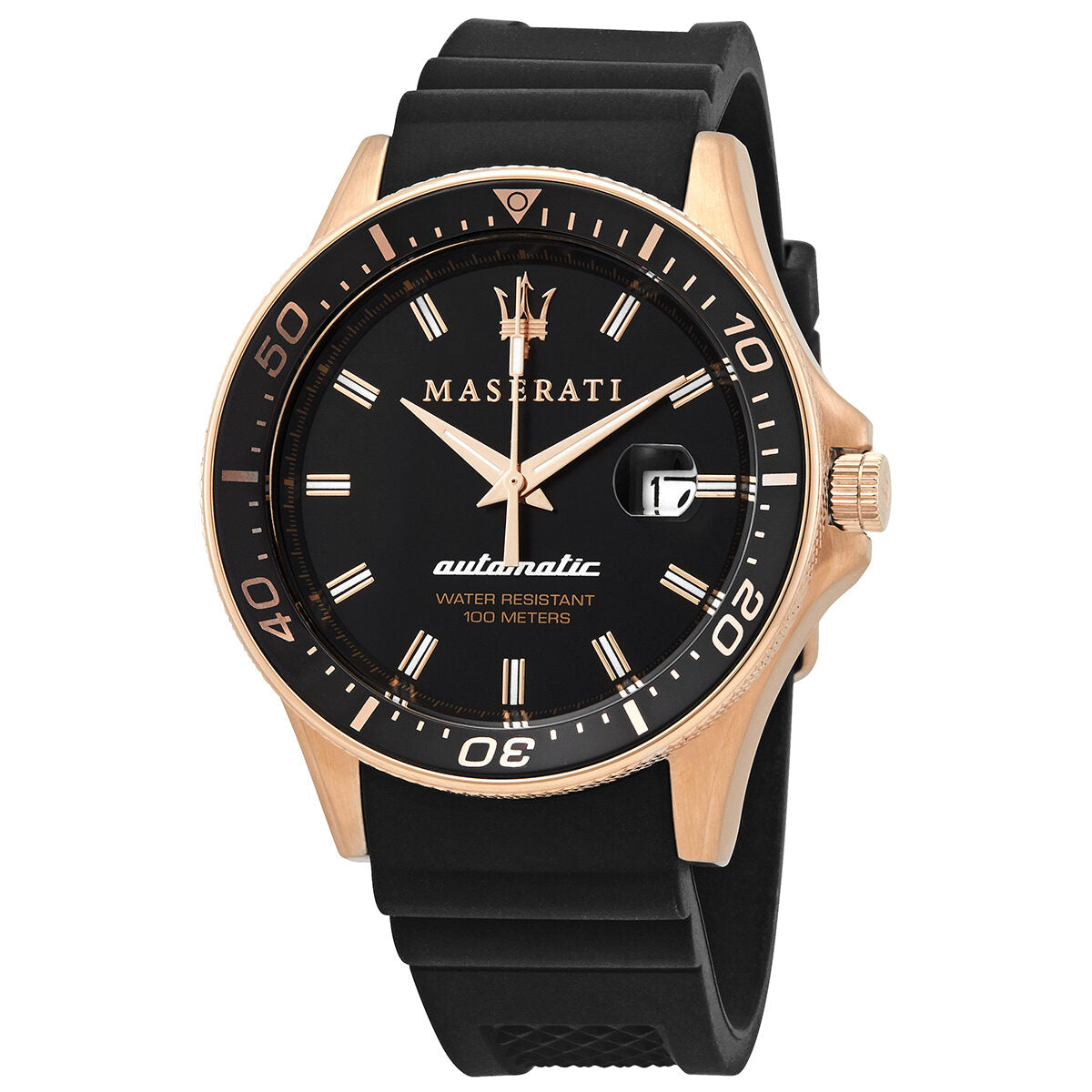 Maserati Sfida Automatic Black Dial Men's Watch R8821140001 - BigDaddy Watches