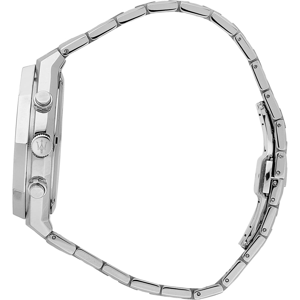 Maserati Stile Chronograph Silver Watch R8873642006