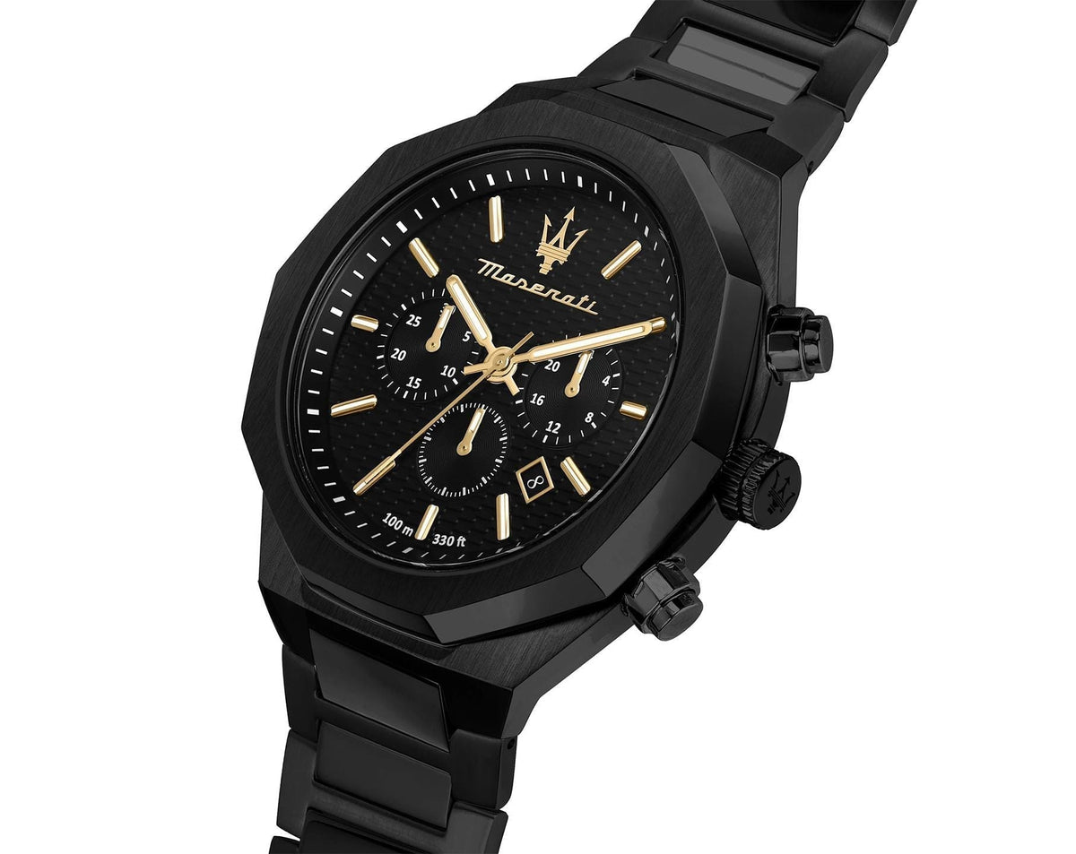 Maserati Stile Black Chronograph Watch R8873642005