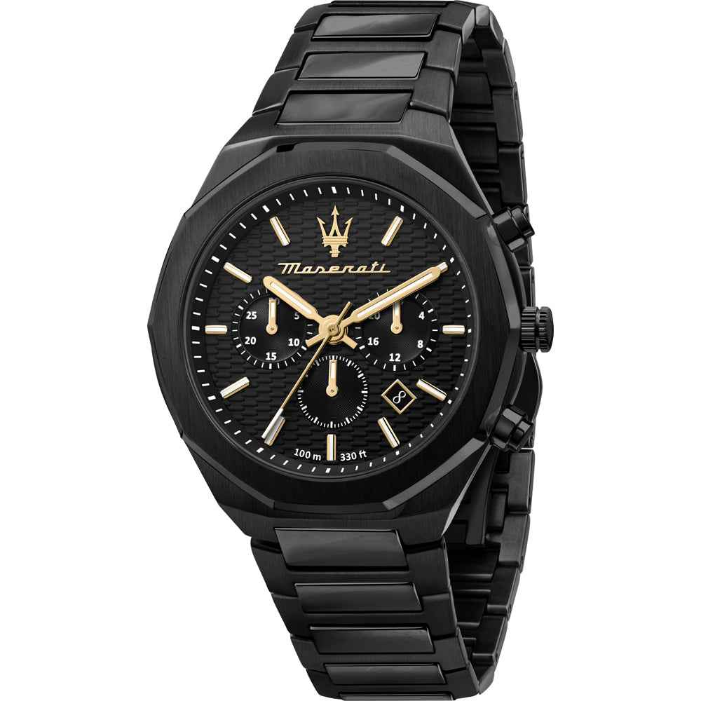 Maserati Stile Black Chronograph Watch R8873642005