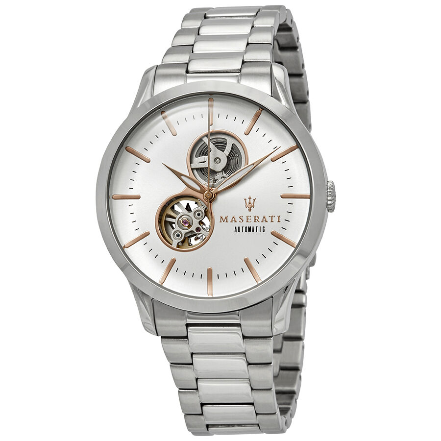 Maserati Tradizione Automatic White Dial Men's Watch R8823125001 - BigDaddy Watches
