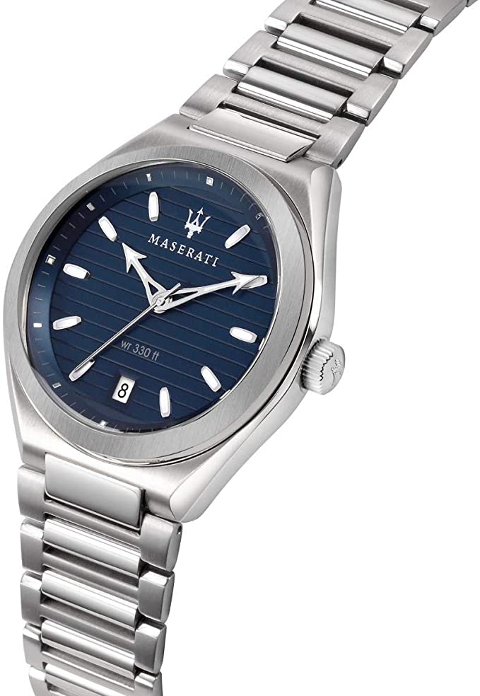 Maserati Triconic Quartz Blue Dial Watch R8853139002