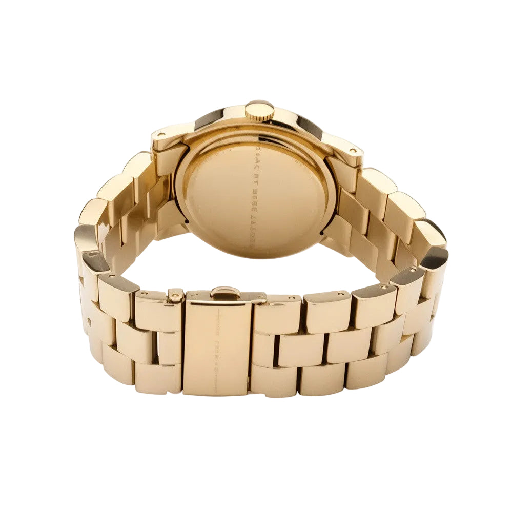 Marc By Marc Jacobs Amy Navy Dial Gold Tone Watch MBM3166