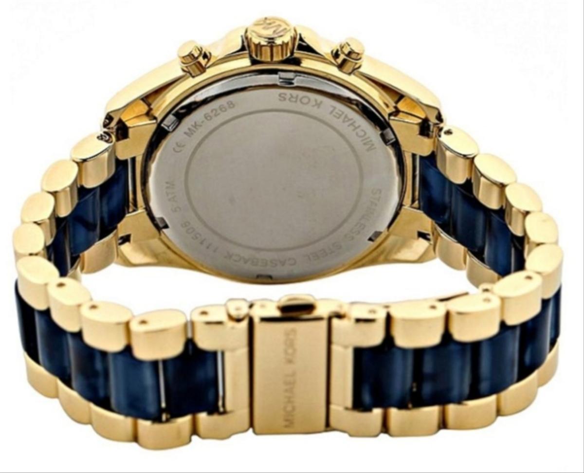Michael Kors Bradshaw Blue Dial Chronograph Men’s Watch MK6268 - Watch