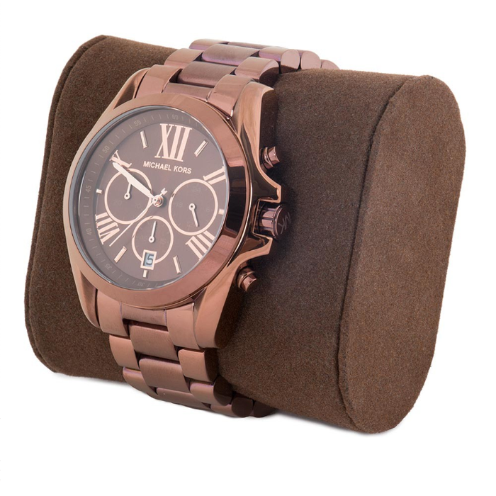 Michael Kors Bradshaw Chronograph Espresso Dial Unisex Watch MK5628 - The Watches Men & CO #5