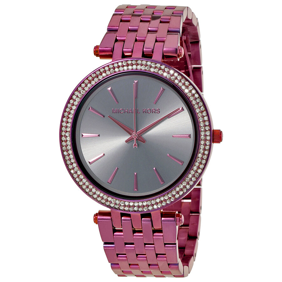 Michael Kors Darci Gunmetal Dial Ladies Watch MK3554 - The Watches Men & CO
