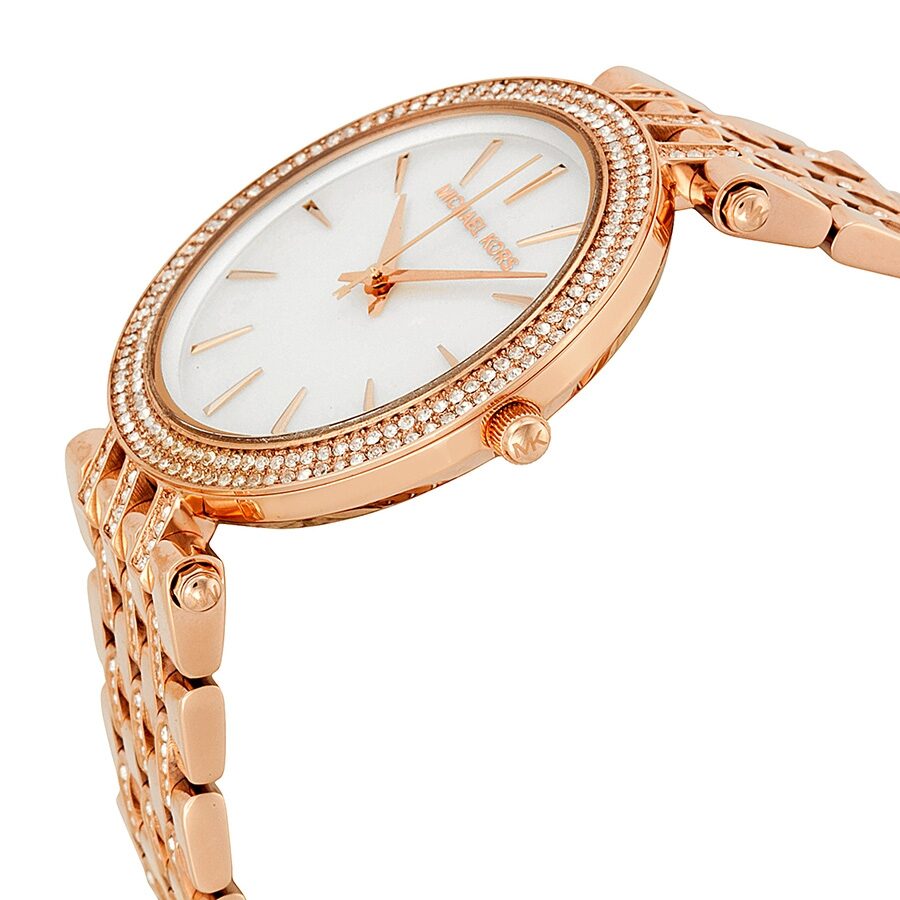 Michael Kors Darci Mother of Pearl Dial Crystal Ladies Watch MK3220