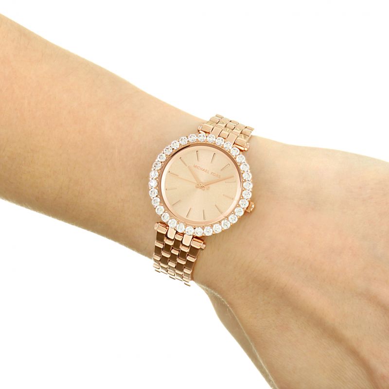 Michael Kors Darci Pavé Rose Gold Ladies Watch MK4514 - The Watches Men & CO #5