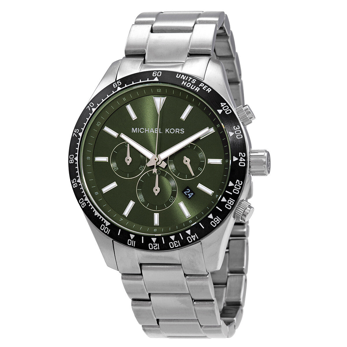 Michael Kors Layton Chronograph Quartz Green Dial Men's Watch MK8912 - BigDaddy Watches