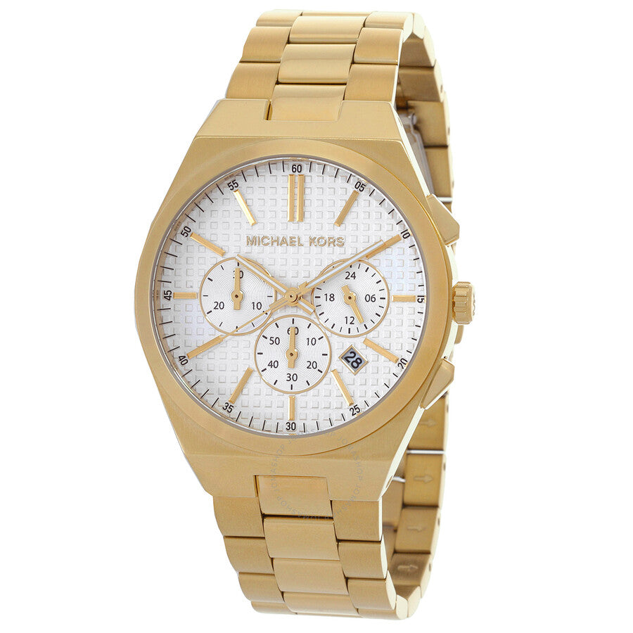 Michael Kors Lennox Chronograph Quartz White Dial Men's Watch MK9120 - Kiwi Watches