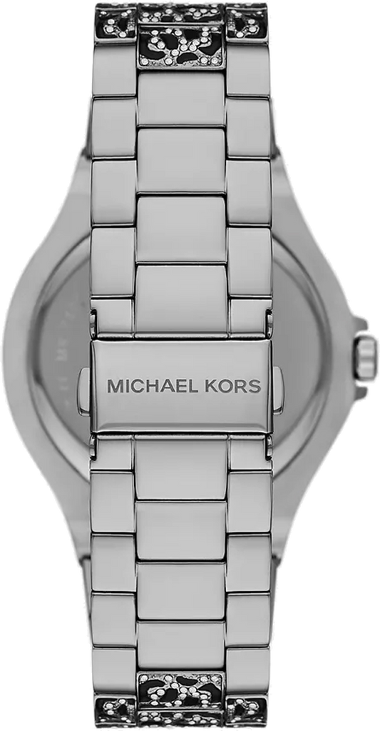 Michael Kors Oversized Lennox Pavé Black and silver pattern Women's Watch - MK7408