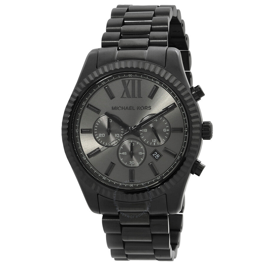 Michael Kors Lexington Chronograph Quartz Black Dial Watch MK9154 - Kiwi Watches