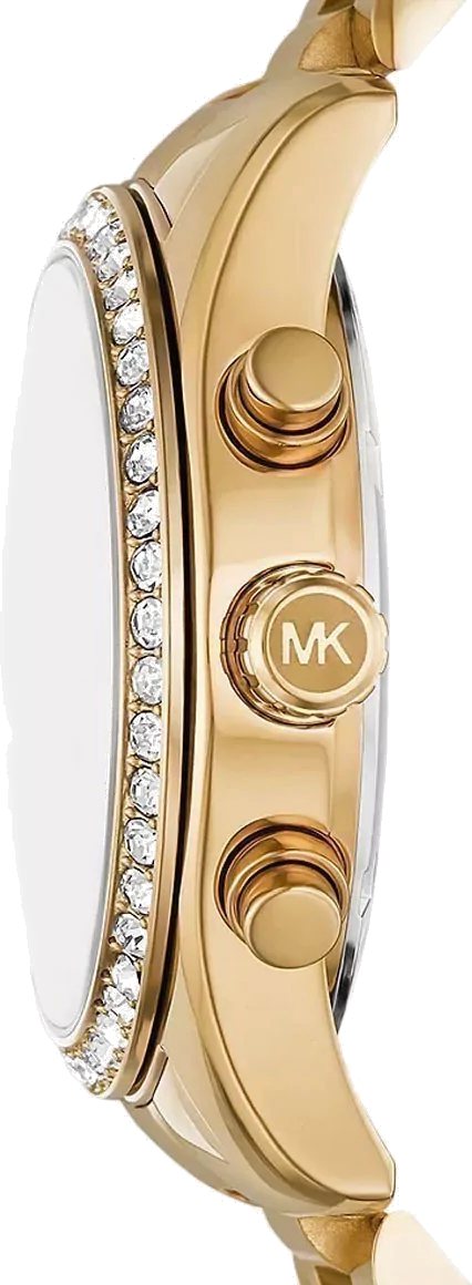 Michael Kors Lexington Lux Chronograph Gold-Tone Watch - MK7377