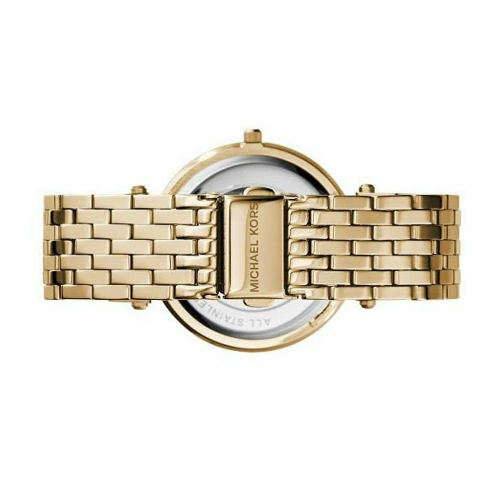 Michael Kors Gold Crystal Dial Gold Ladies Watch MK3398