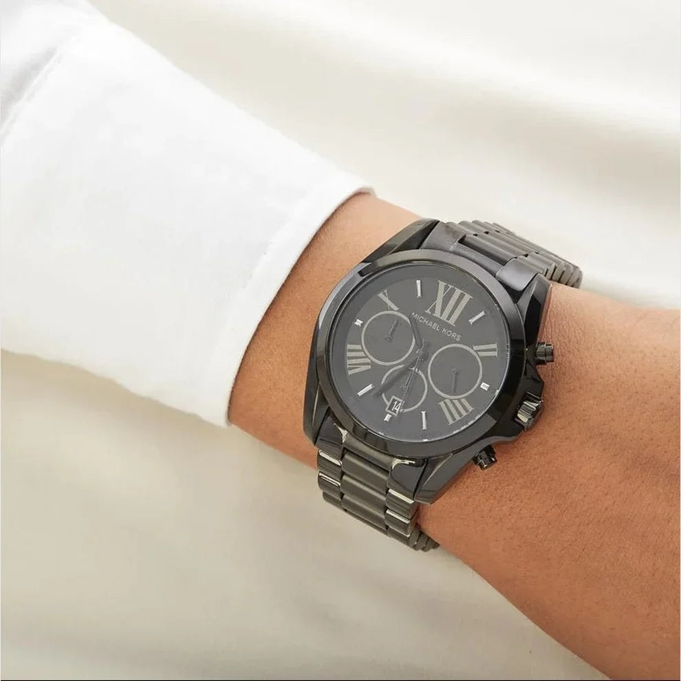Michael Kors Bradshaw Chronograph Black Unisex Watch - MK5550