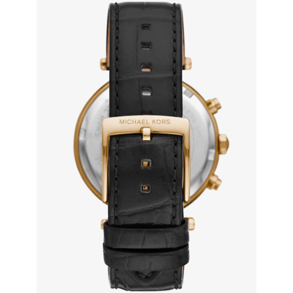 Michael Kors Parker Chronograph Quartz Crystal Black Dial Ladies Watch MK6984 - Watch