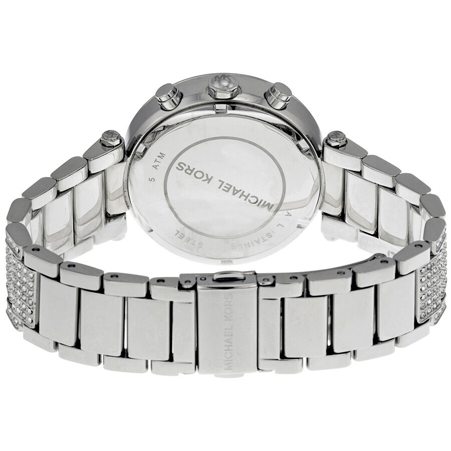 Michael Kors Parker Mother of Pearl Dial Crystals Steel Ladies Watch MK5572 - BigDaddy Watches #3