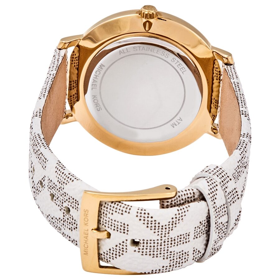 Michael Kors Pyper Quartz Crystal White Dial Ladies Watch #MK2858 - Kiwi Watches #3