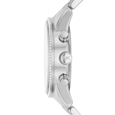 Michael Kors Bryant Pavé Silver-Tone Watch MK7301