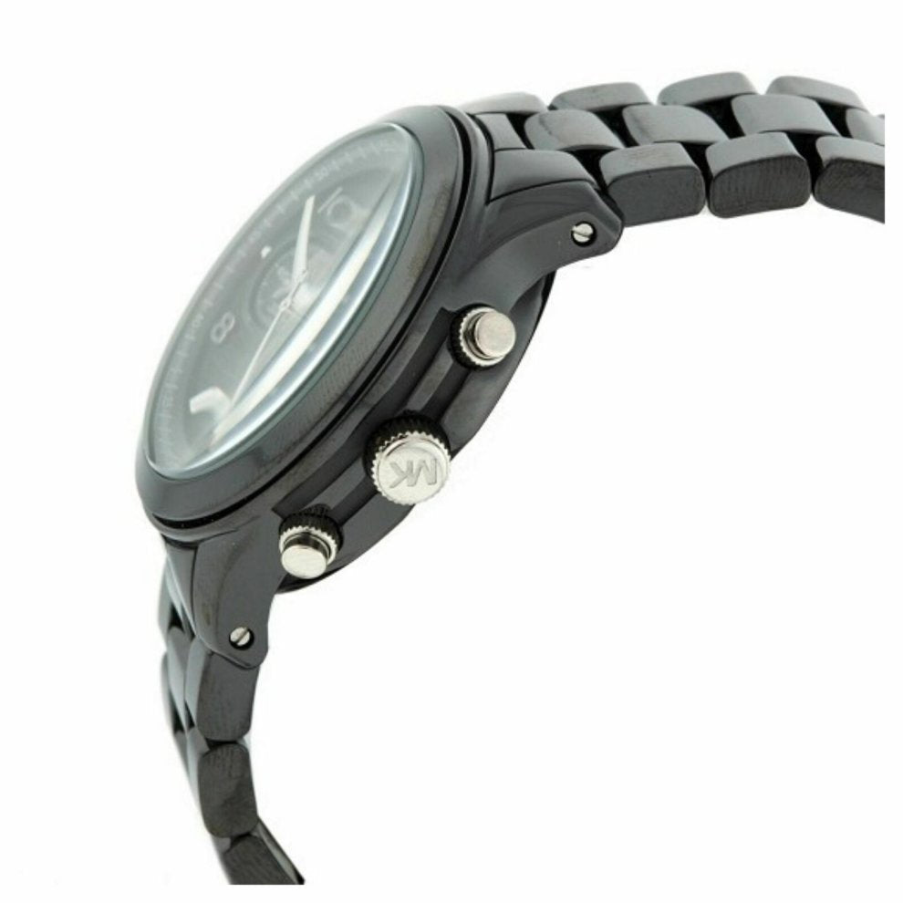 Michael Kors Ceramic Chronograph Black Women's Watch - MK5162