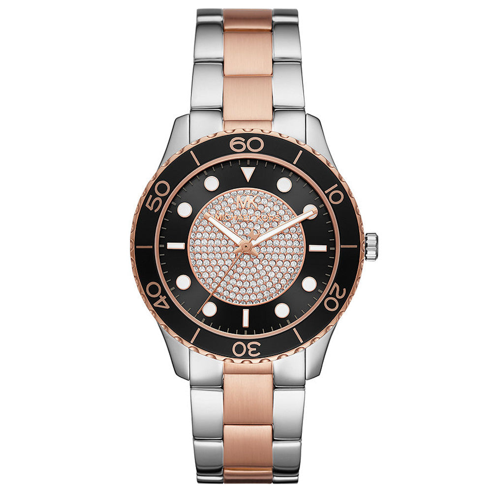Michael Kors Runway Quartz Black Dial Ladies Watch MK6960 - Watch