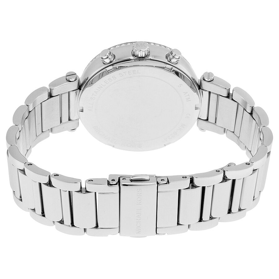 Michael Kors Sawyer Blue Dial Stainless Steel Ladies Watch MK6224 - BigDaddy Watches #3