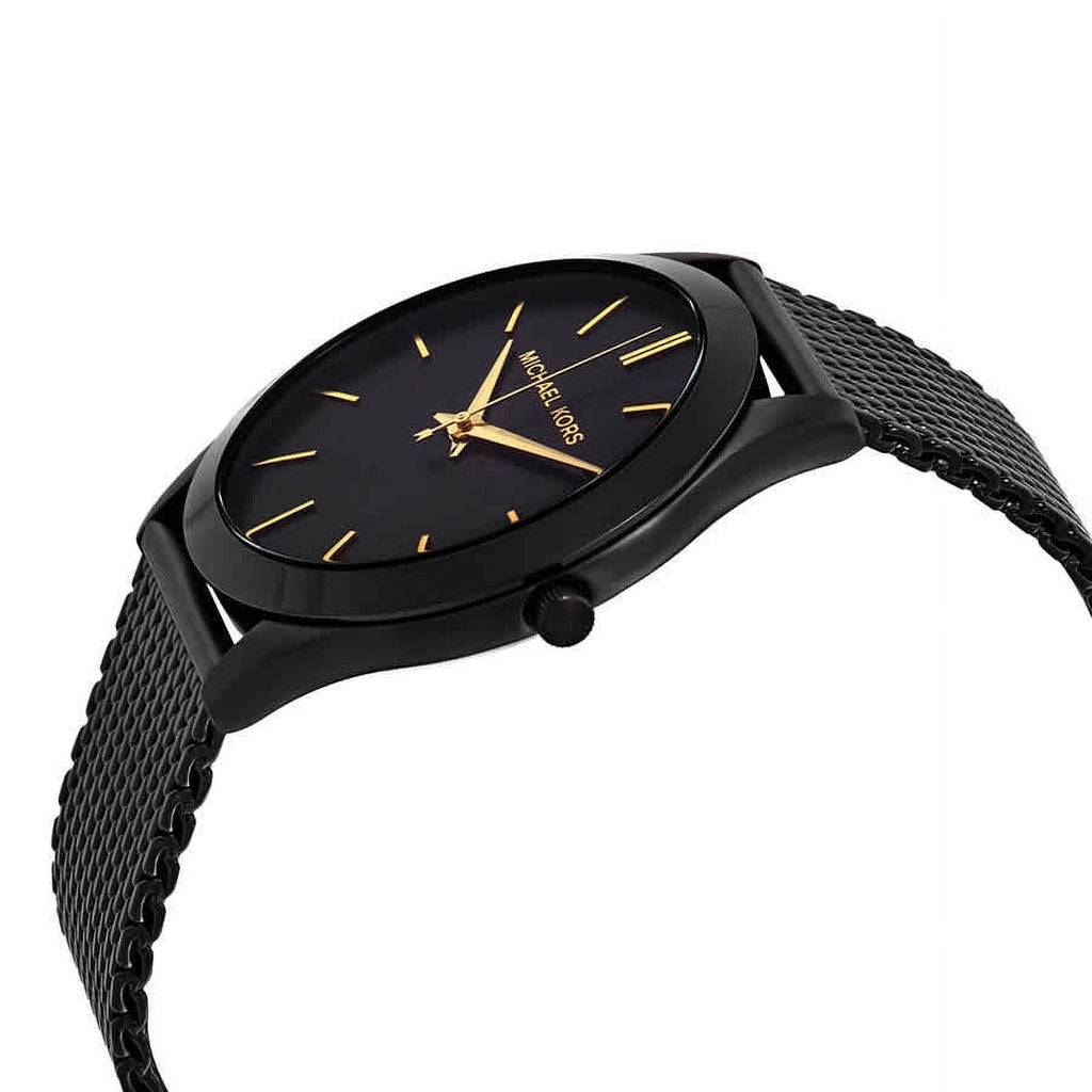 Michael Kors Slim Runway Mesh Black-Tone Men's Watch - MK8607