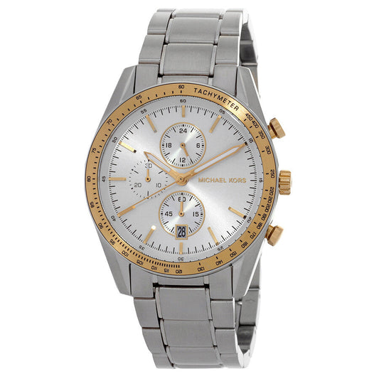 Michael Kors Warren Chronograph Quartz White Dial Men's Watch MK9112 - Dawson Watches