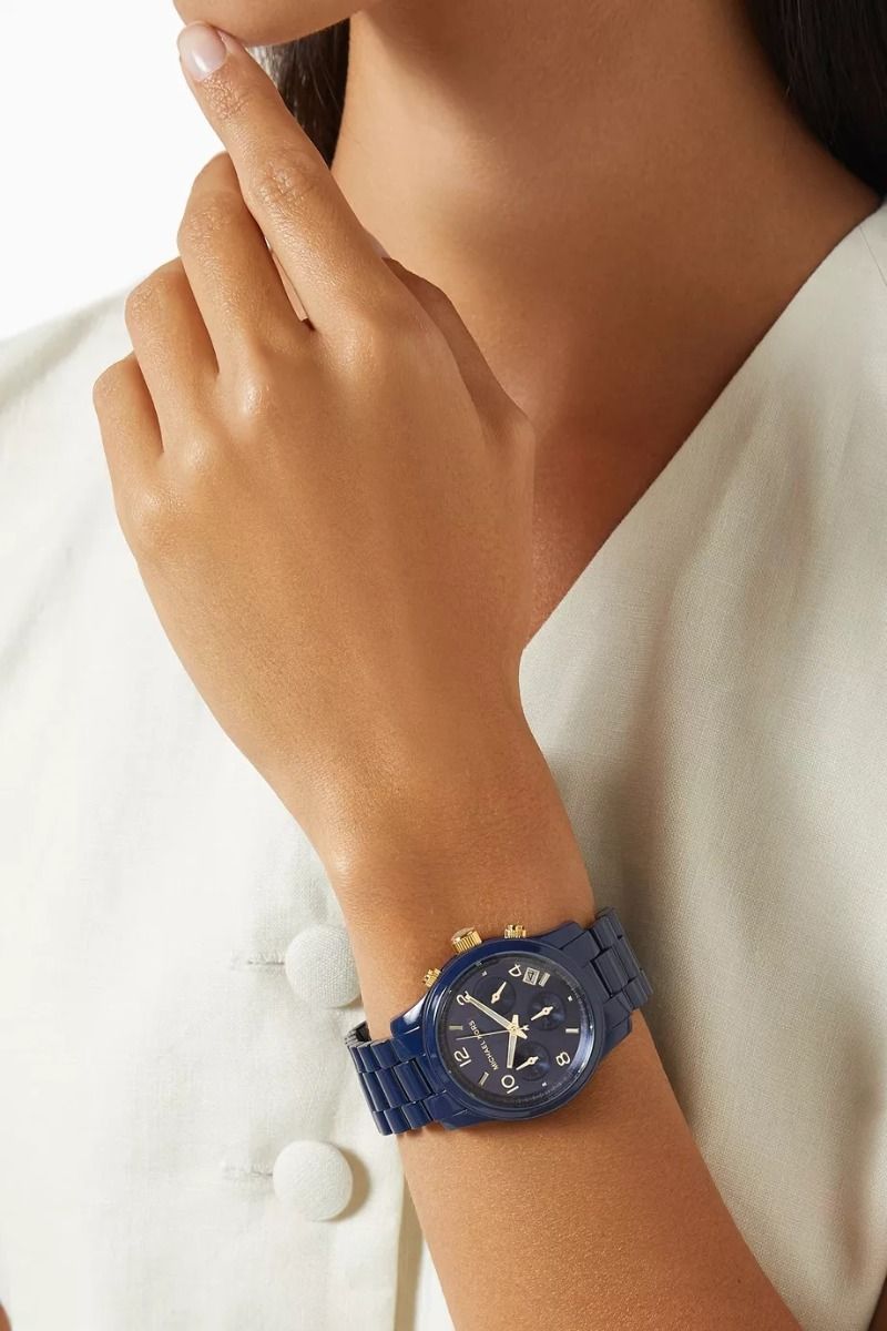 Michael Kors Runway Navy-Tone Watch - MK7332