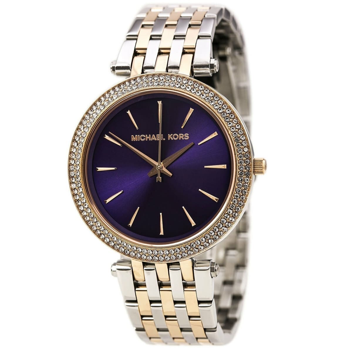 Michael Kors Two Tone Darci Purple Dial Women's Watch  MK3353 - Kiwi Watches