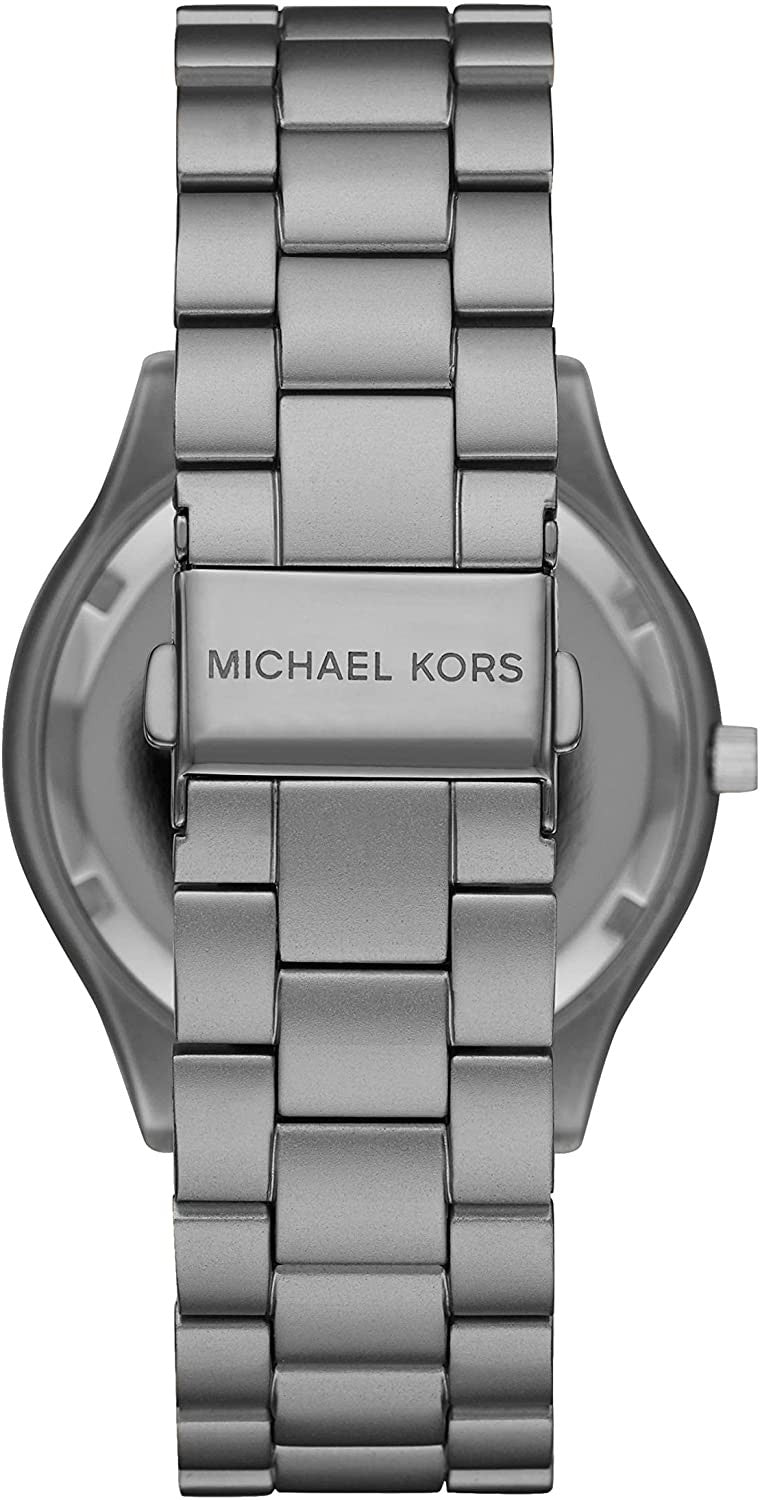 Michael Kors Slim Runway Charcoal Men's Watch MK4506 - Kiwi Watches #3