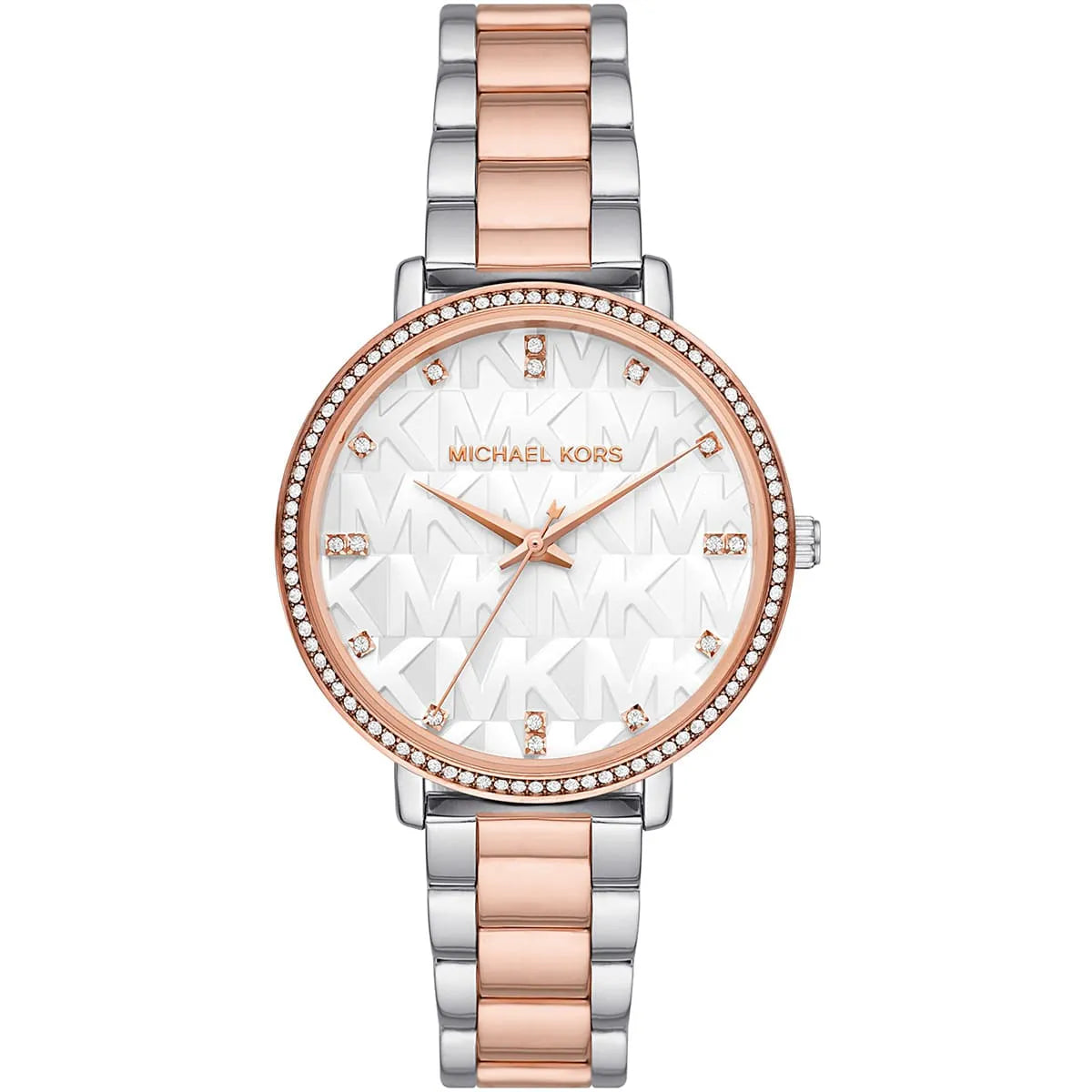 Michael Kors Pyper Two-Tone Embossed Logo Watch MK4667