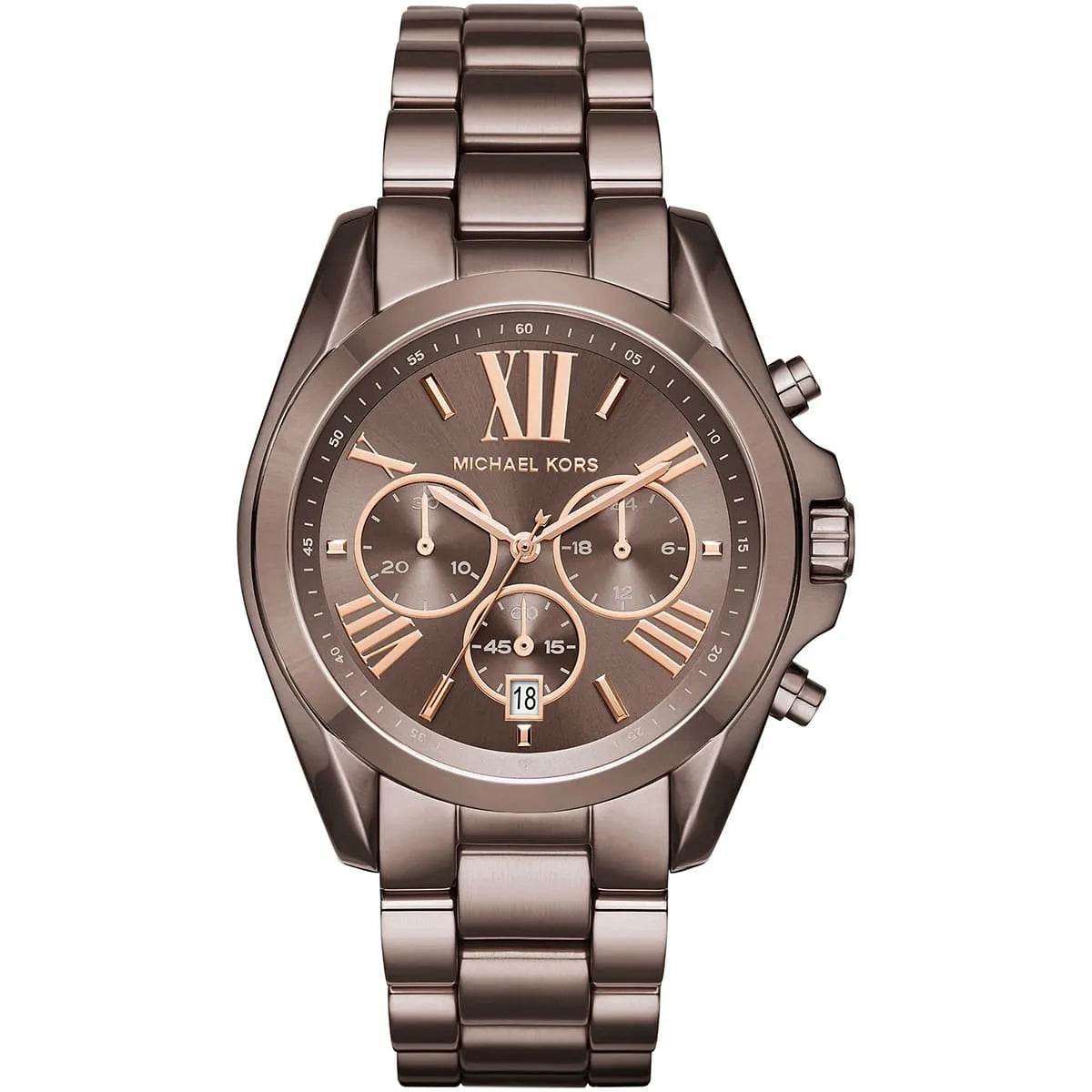 Michael Kors Oversized Bradshaw Chronograph Sable Tone Unisex Watch - MK6247