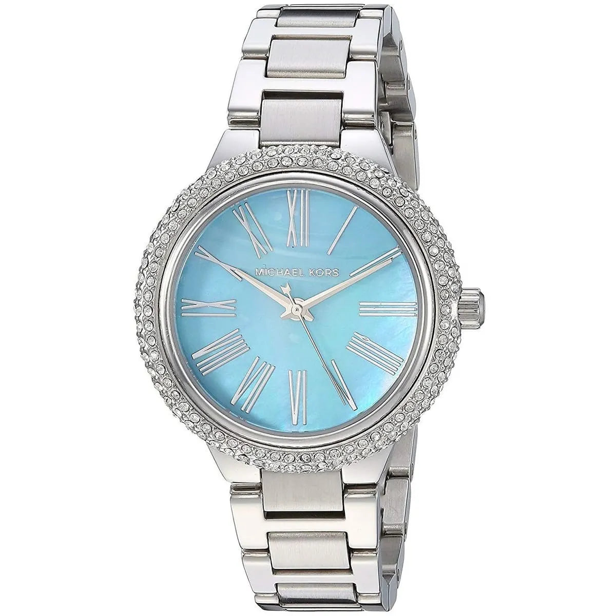 Michael Kors Mini Taryn Blue MOP Dial Silver Women's Watch - MK6563