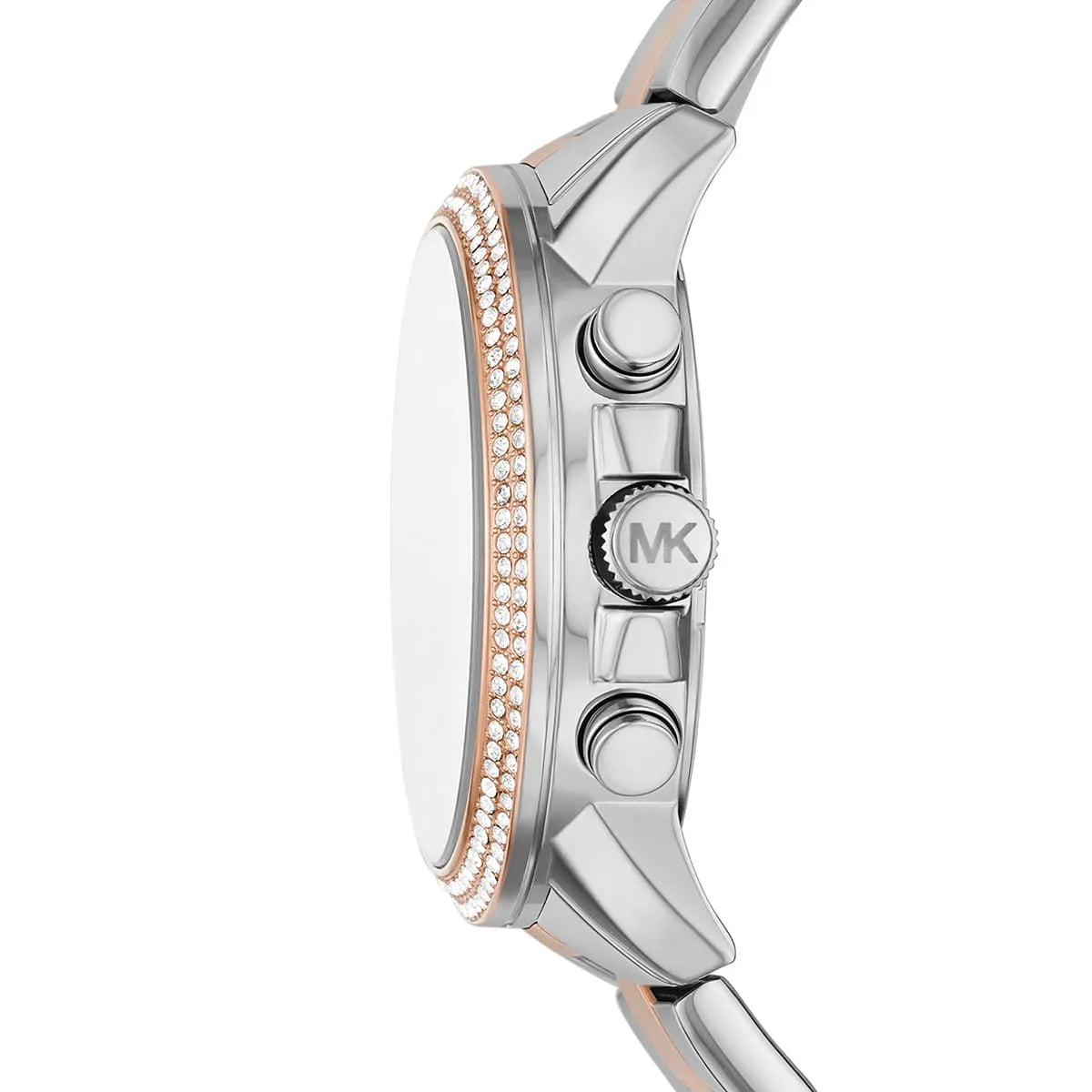 Michael Kors Oversized Bryn Pavé Two-Tone Watch - MK7201